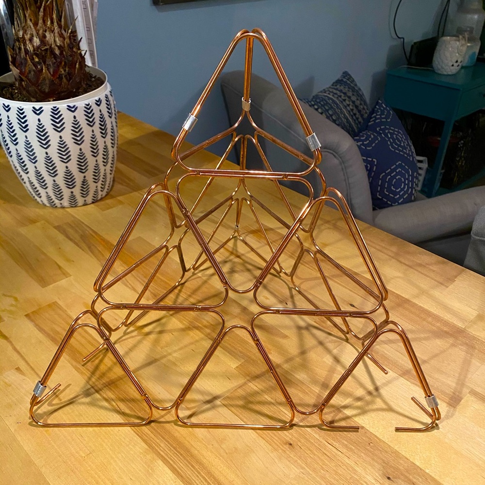 Handmade Modern Pyramid Decor - Picture 3 of 3